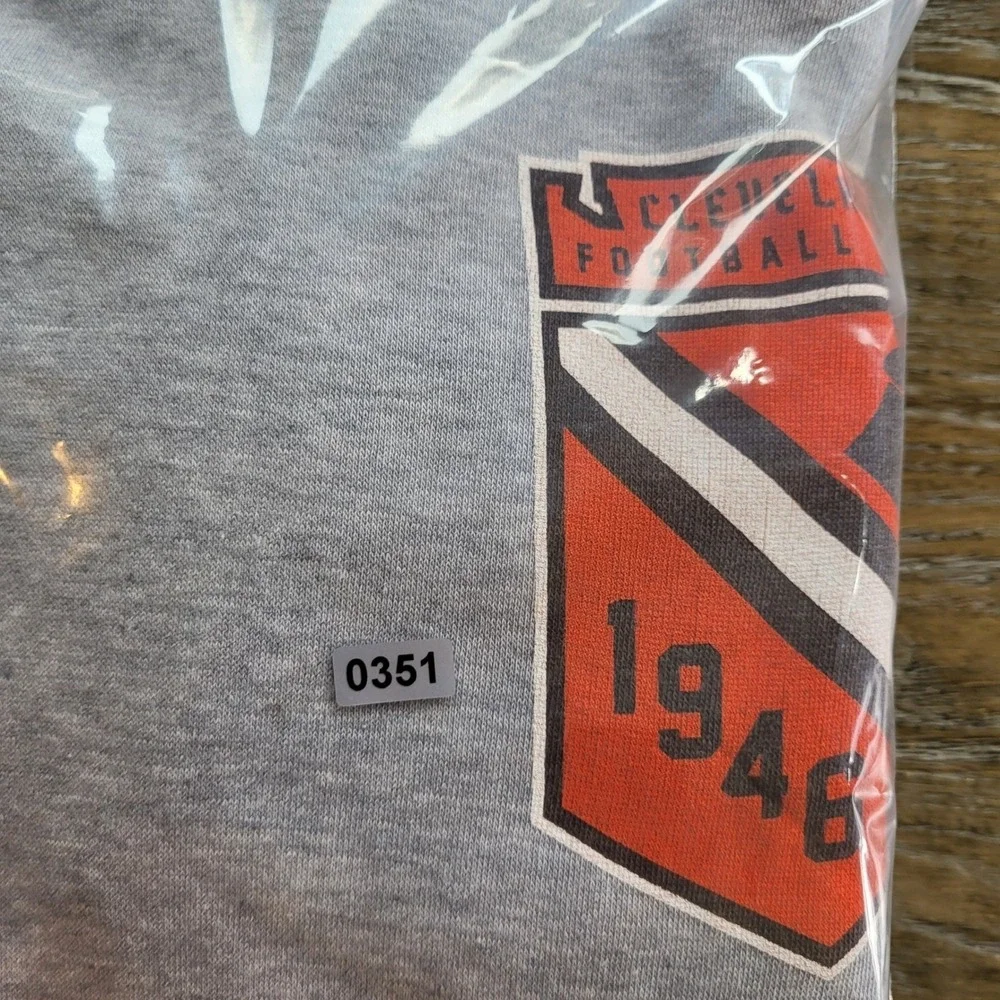 Cleveland Clothing Co Mens Gray Cleveland Football Club 1946 Hoodie Size M